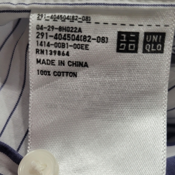 Striped Belted Midi Cotton Shirt Dress Womens Size XS - Picture 10 of 14